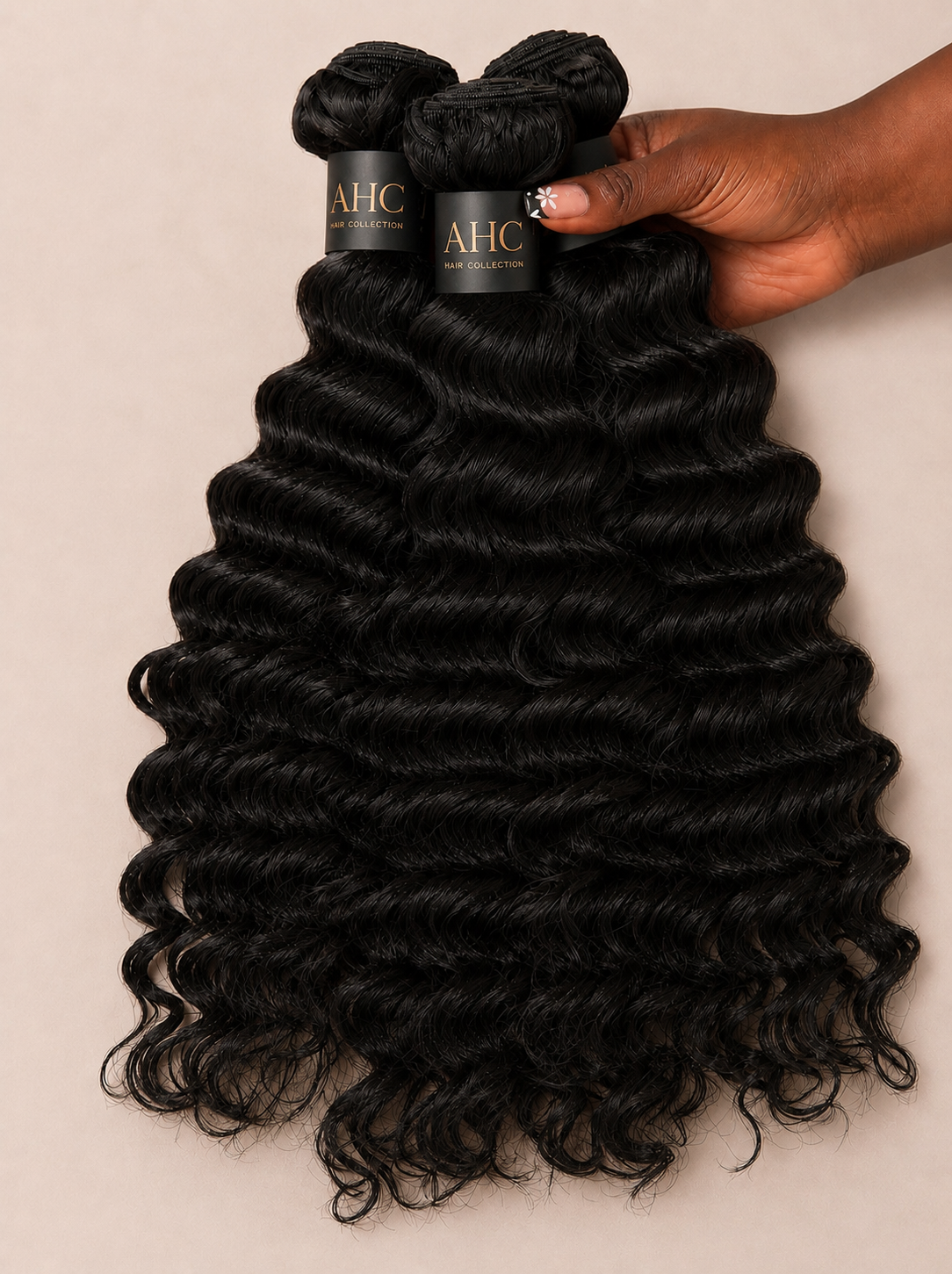 100% Raw Deep Wave Hair | 3 Bundles Deal