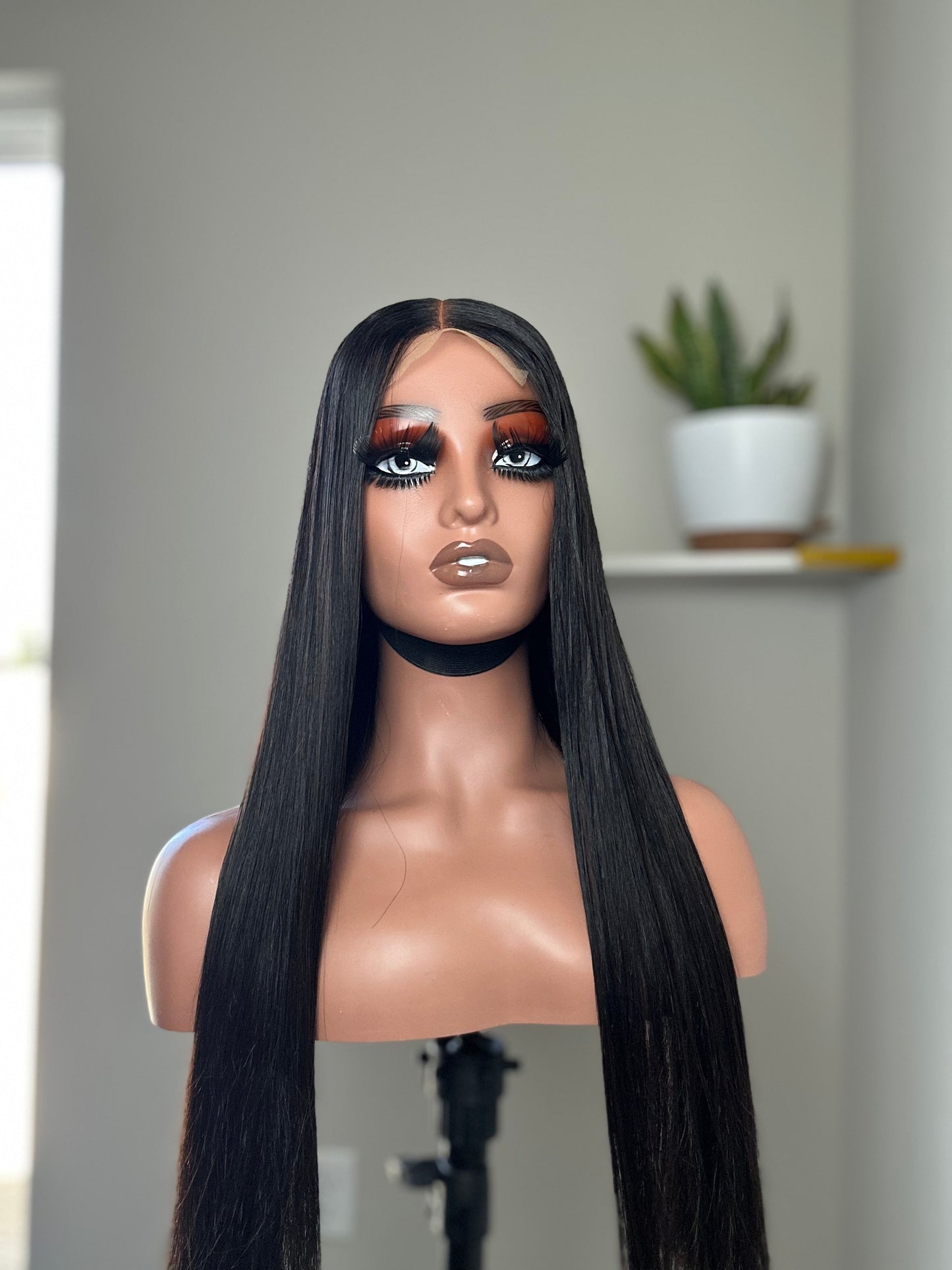 Bone Straight 5×5 Closure Wig | Glueless | Install & Go