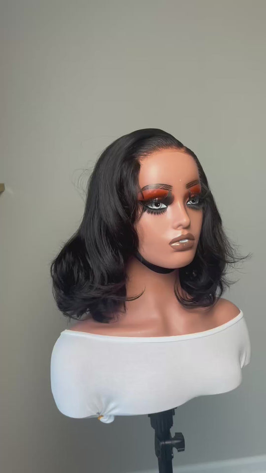 5×5 HD Closure Body Wave| Bob Wig | Glueless 100% Human Hair